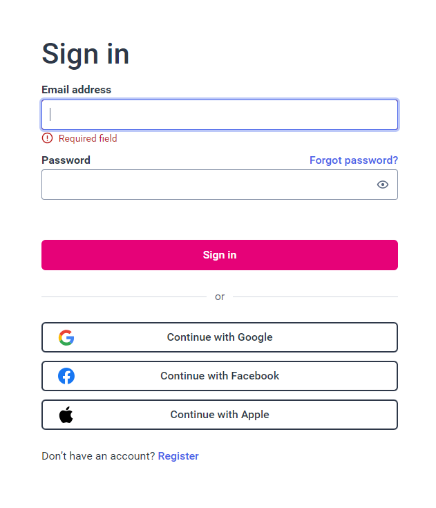 How do I sign in or register for SEEK with Facebook, Google or Apple ...